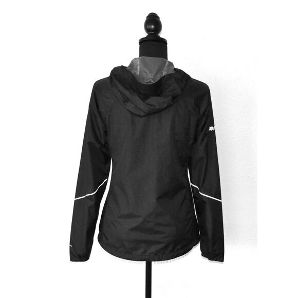 A8 NEW OUTDOOR RESEARCH OR Black Nylon W Helium Hooded Rain Jacket Size XS $250 - Picture 4 of 10